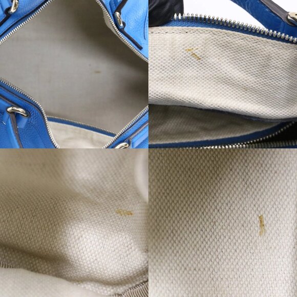 Gucci Calfskin Soho Boston Bag - Riviera Blue - Picture 15 of 15
